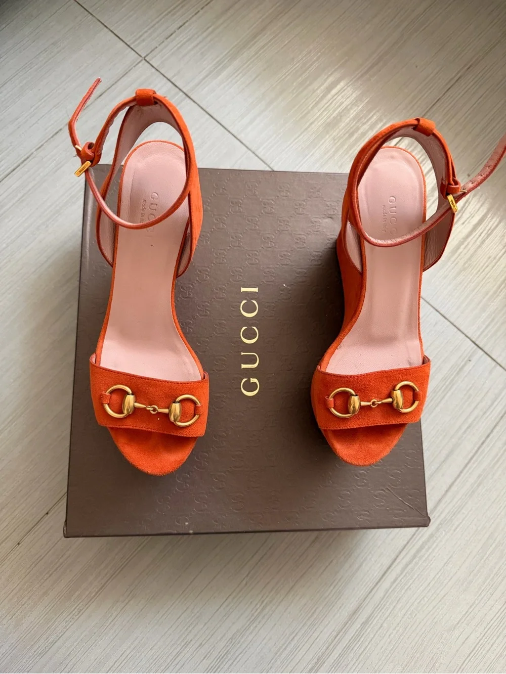 Gucci bright orange